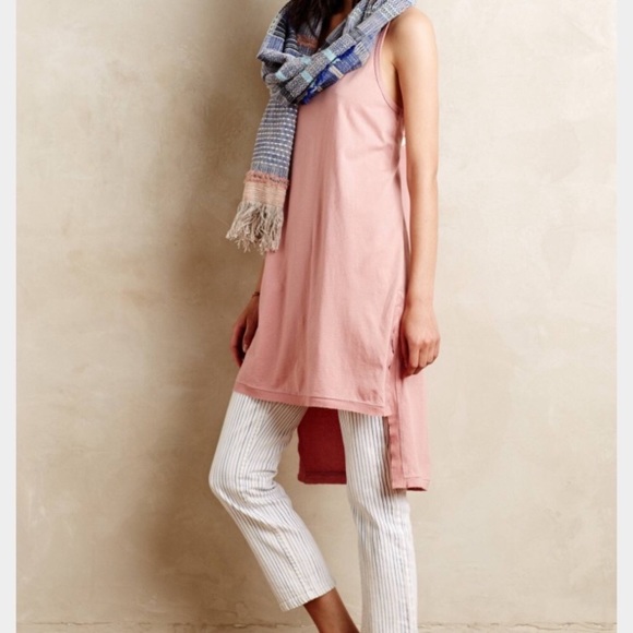 Anthropologie Tops - Anthropologie Left Of Center High Low Tunic Tank